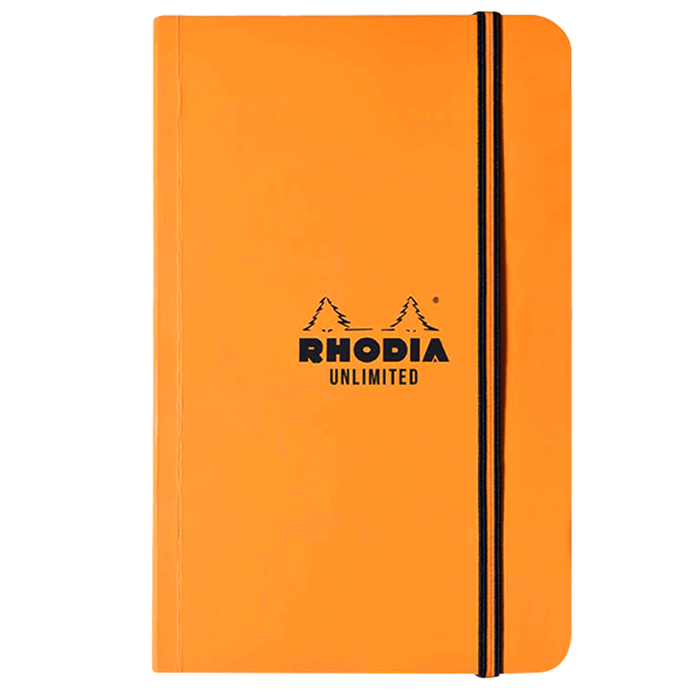 Bloco Rhodia Unlimited 9x14cm Capa Laranja